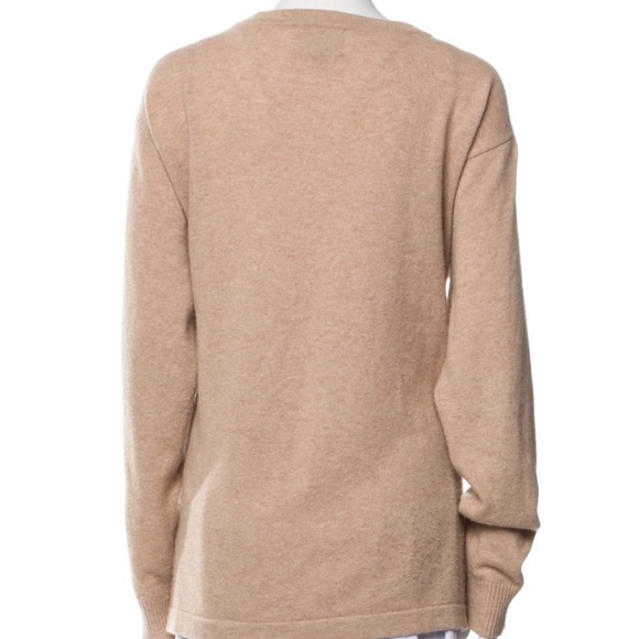 Cynthia Rowley Wool Cashmere Striped Cardigan Sweater Size M - Picture 3 of 6